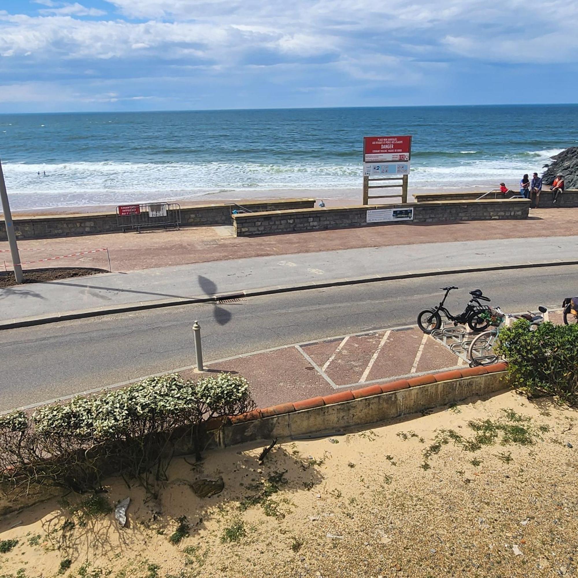 Beach Front Apartment Eljocri Capbreton Dış mekan fotoğraf